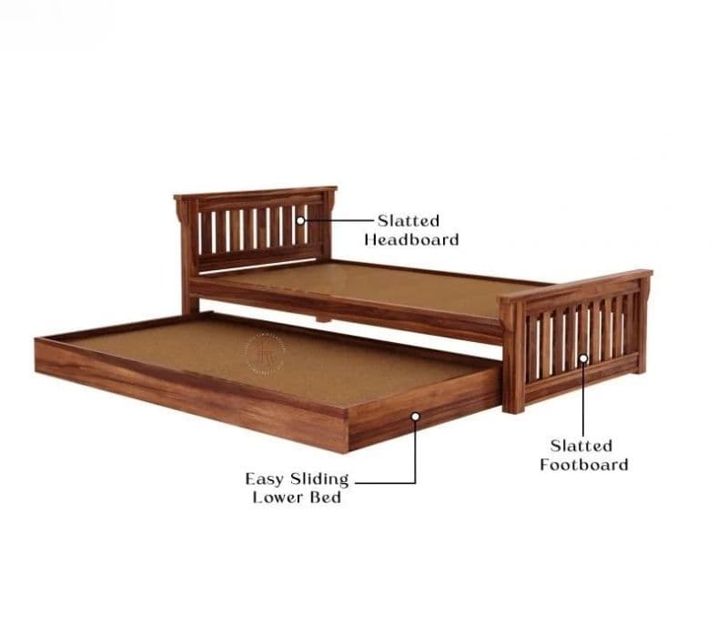 Image 10 for Solange Trundle Bed (Honey Finish)