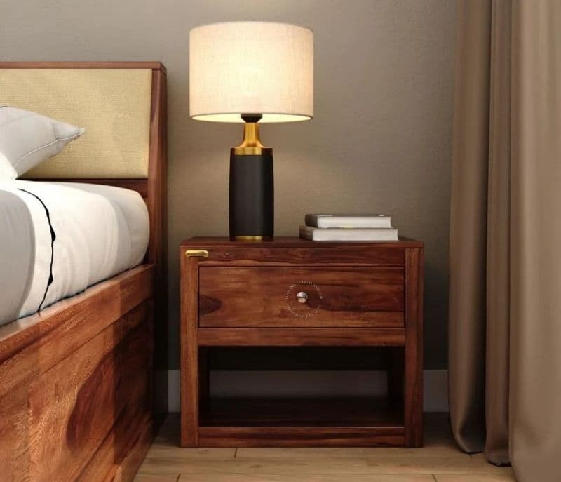 Image 2 for Jolie Bedside Table (Honey Finish)