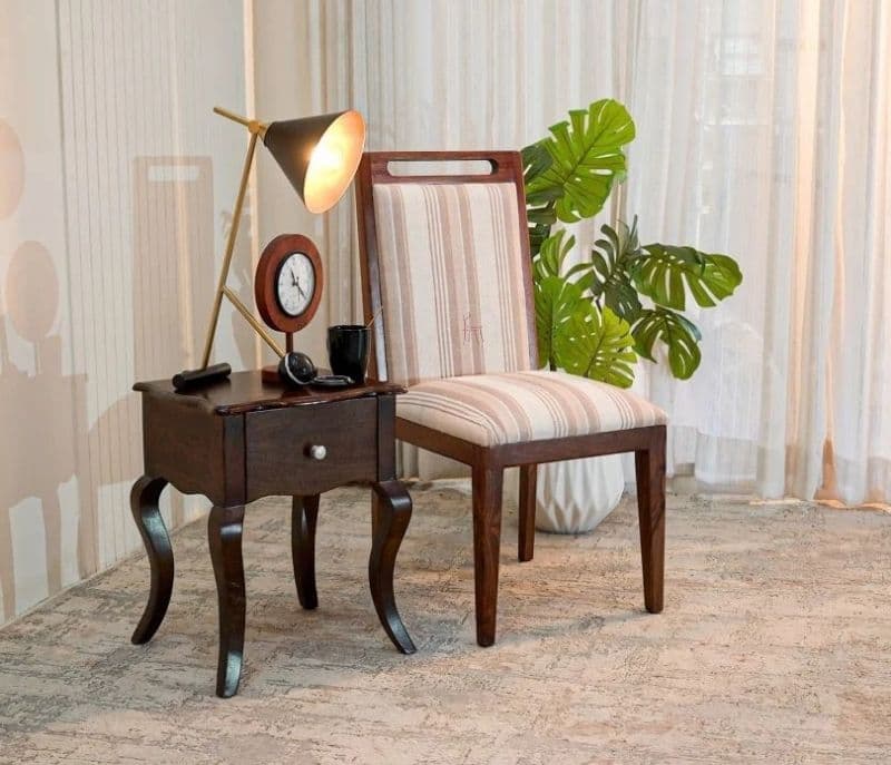 Image 2 for Dior Dining Chair with Luxurious Cotton Upholstery