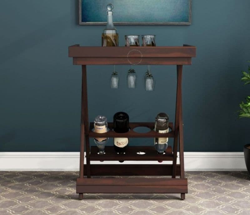 Image 2 for Violette Bar Trolley (Walnut Finish)