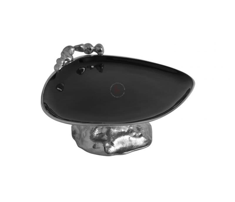 Image 3 for Tessa Stones Serving ware Jet Black enamle - Cake Stand