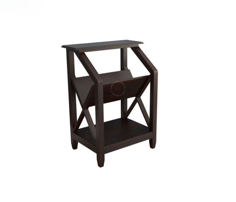 Image 3 for Malani Magazine Rack (Walnut Finish)