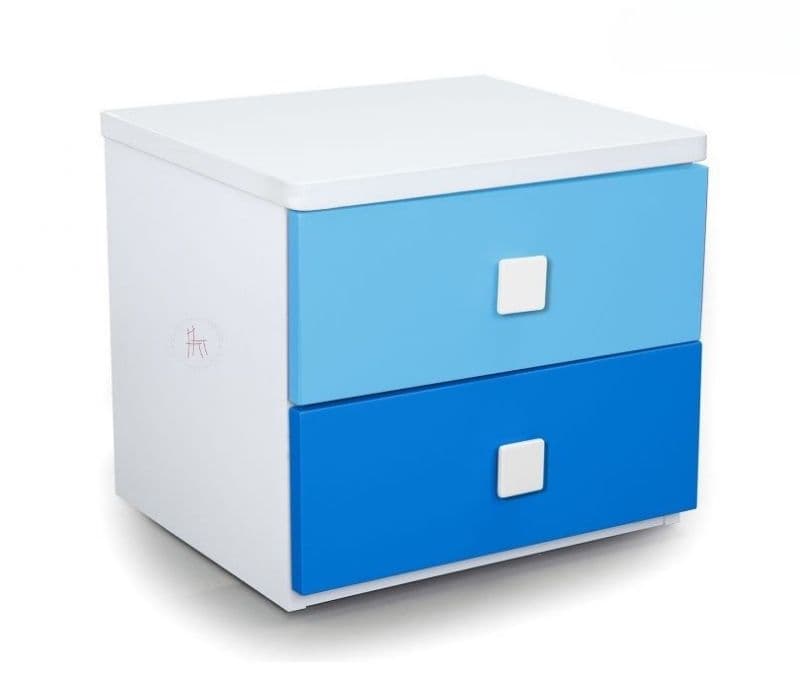 Image 4 for Saige Blue America Bedside Table