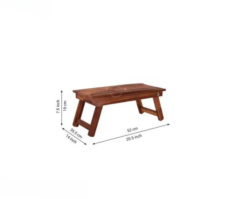 Image 10 for Raegan Laptop Table (Honey Finish)