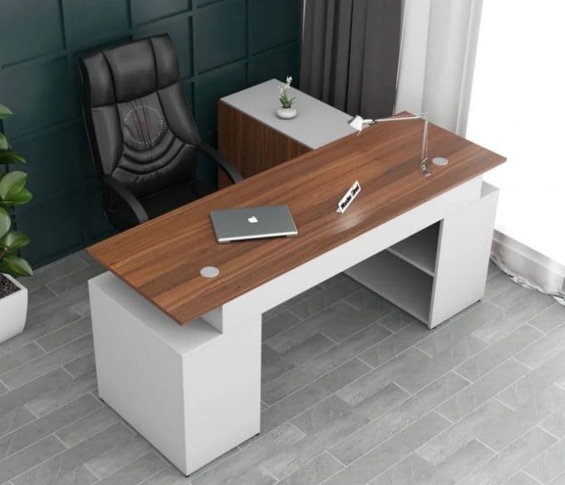 Image 2 for Siena L shape Modular Office Table with Storage