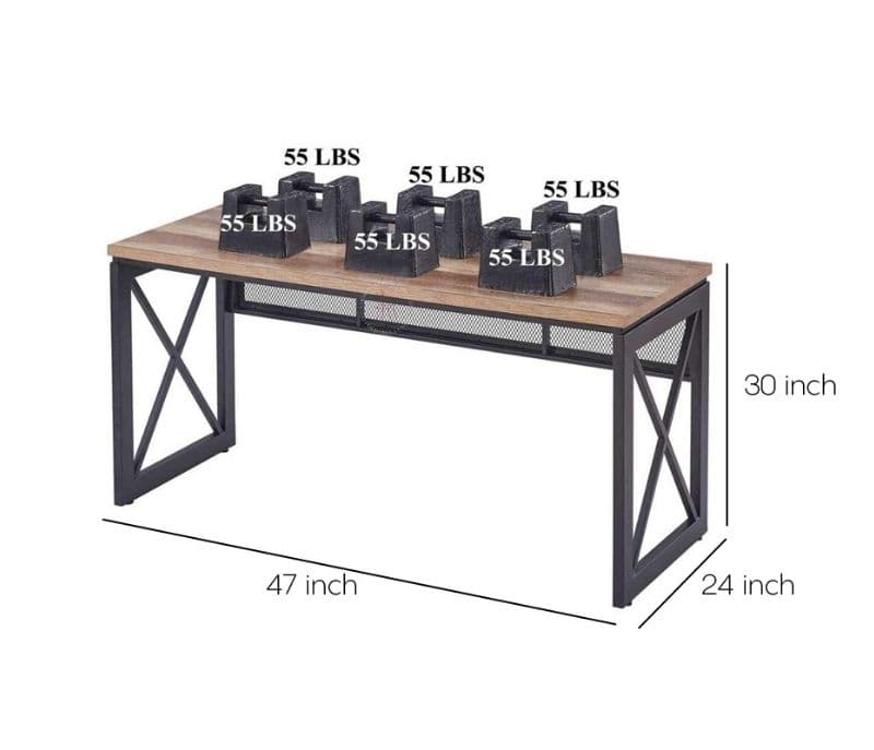 Image 2 for Whitley Wood and Metal Industrial Office Desk