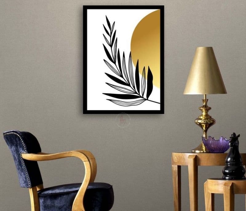 Henley Fern Botanical Art Wall Frame
