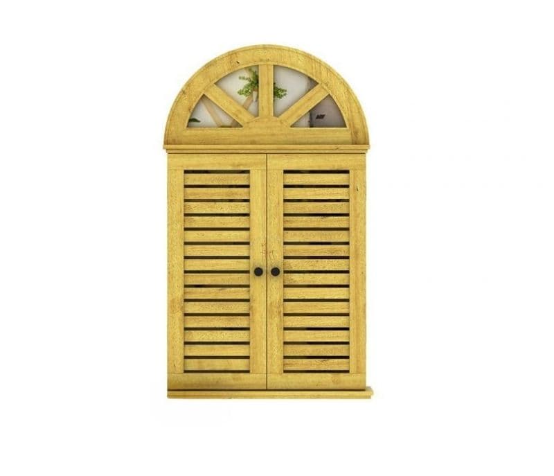 Image 4 for Amyra Pinot Wooden Window Frame With Mirror