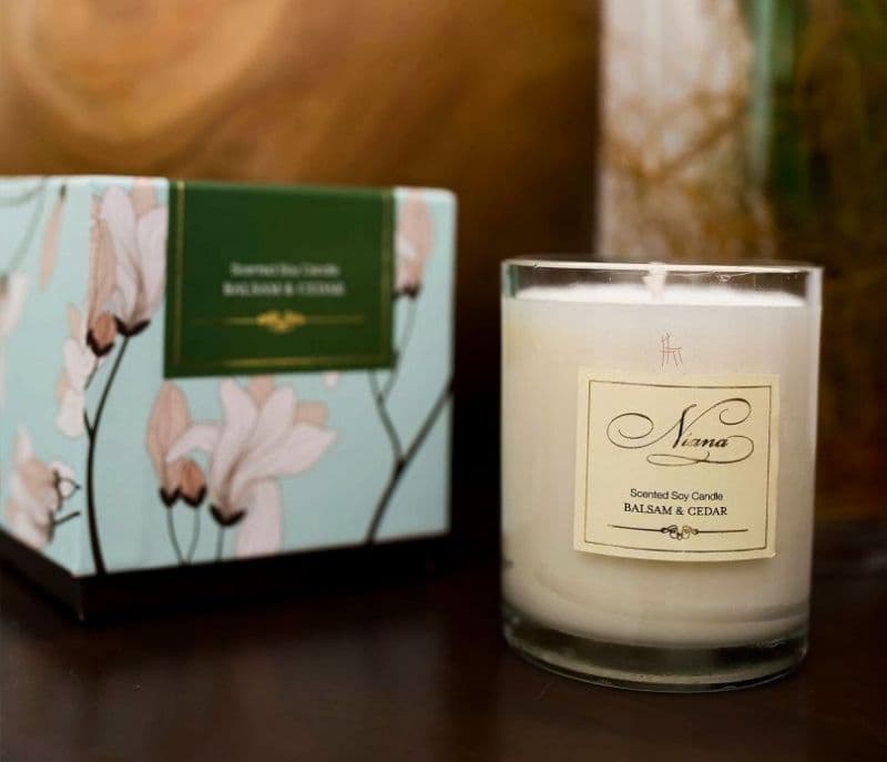 Image 2 for Addison Balsam and Cedar Woody fragrance Candle
