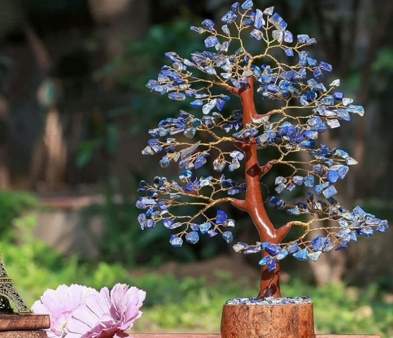 Oaklynn  Lazuli Stone Crystal Tree