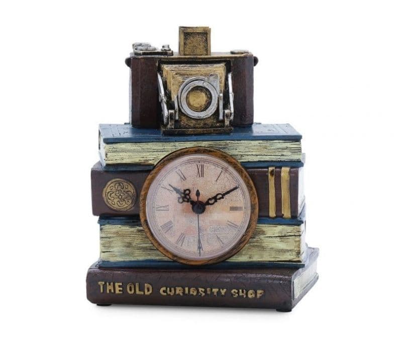 Image 4 for Adaline Decorative Resin Multicolor Table Clock Accent