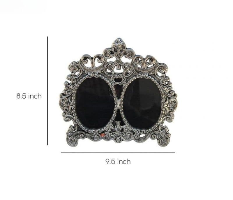 Image 3 for Saylor Style Metal Double Picture Photo Frames Handicrafts Paradise