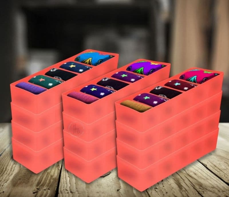 Sydney Set of 12 Dori Multipurpose Stackable Drawer Organizer Rack