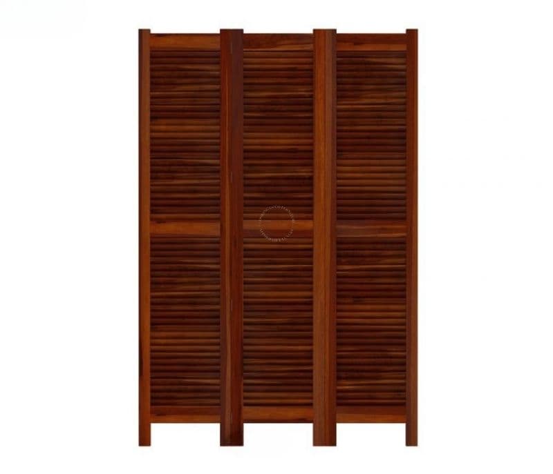 Image 2 for Stormi Vitra 3 Panel Room Partition (Honey Finish)