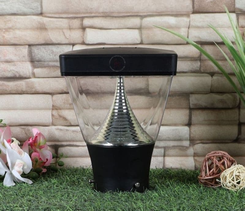 Image 3 for Paige Waterfall Black Acrylic Gate Light