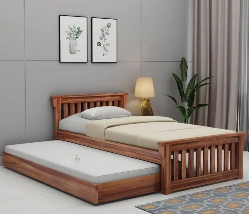 Image 2 for Solange Trundle Bed (Honey Finish)