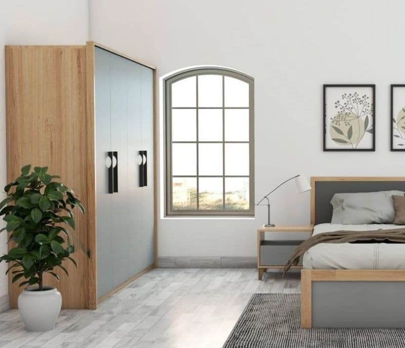 Image 2 for Valeria Engineered Wood Four Door Wardrobe
