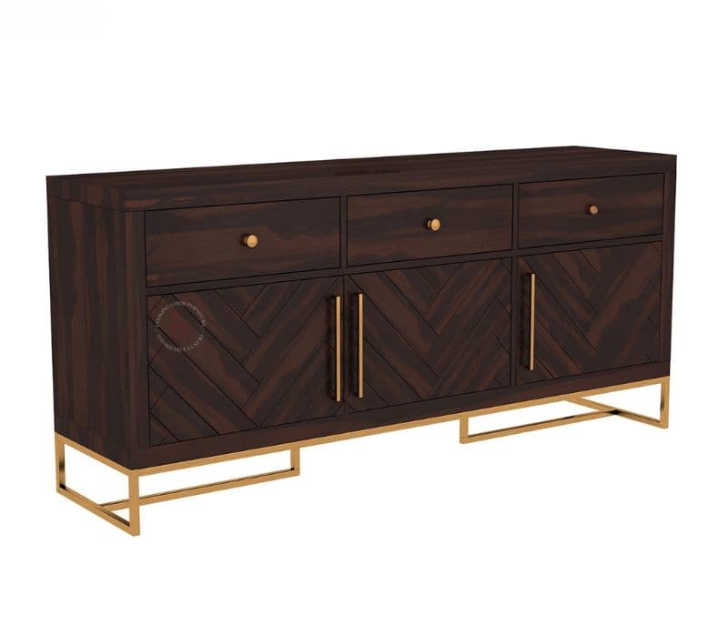 Image 3 for Luna Sheesham Wood Cabinet and Sideboard
