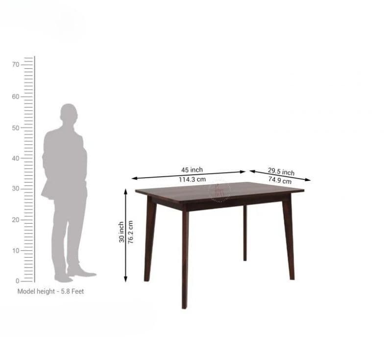 Image 4 for Bailee Dining Table (Walnut Finish)