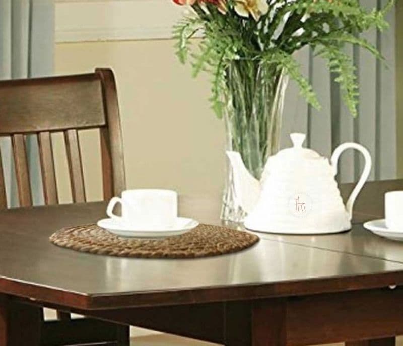 Image 2 for Nyomi Jute Braided Round Table Placemats - Set of 2