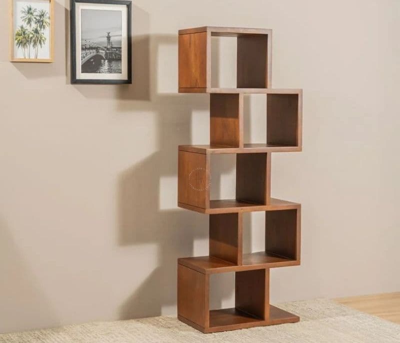 Image 4 for Samara heesham Wood Ladder Book Shelf (Honey Finish)
