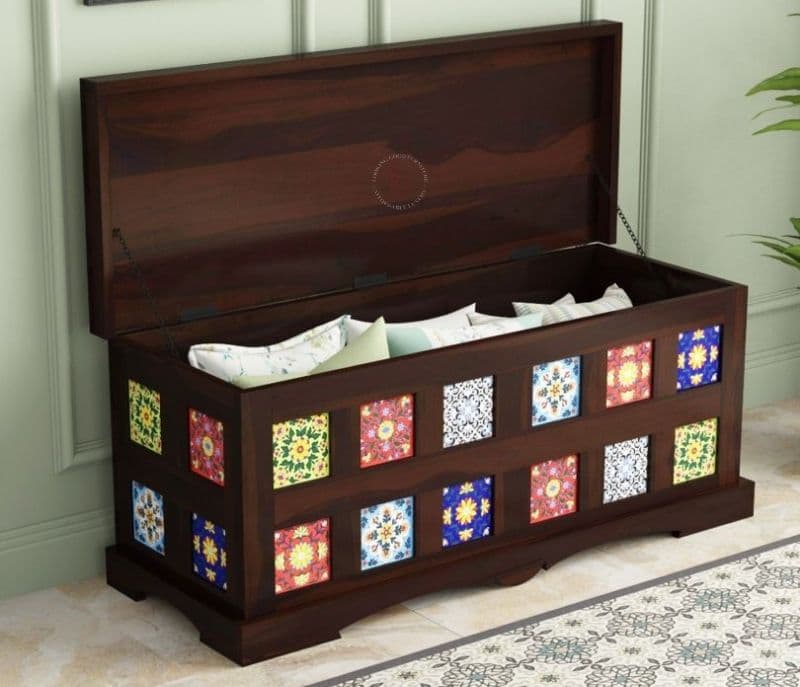 Image 2 for Belen Trunk Box (Walnut Finish)