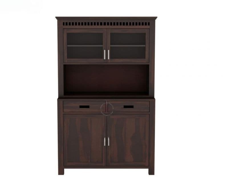 Image 5 for Coraline Hutch Cabinet (Walnut Finish)