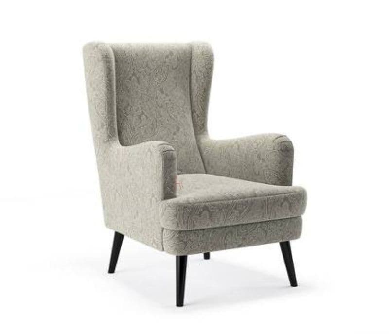 Image 2 for Spetla Lounge Chair in Monochrome Paisley Colour