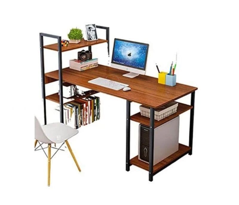 Image 2 for Winona with Six Storage Shelves Study Table