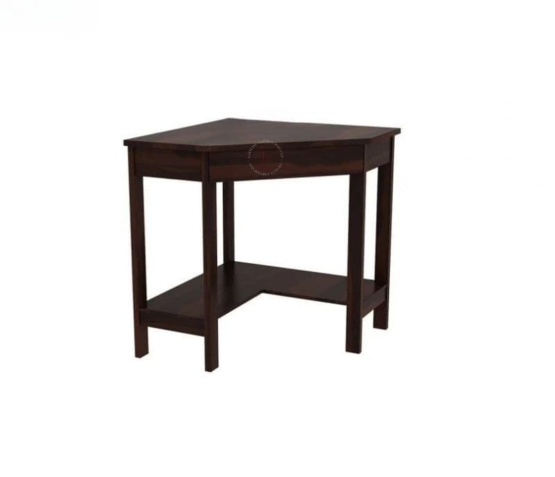 Image 3 for Marisol Sheesham Wood Study Table (Walnut Finish)