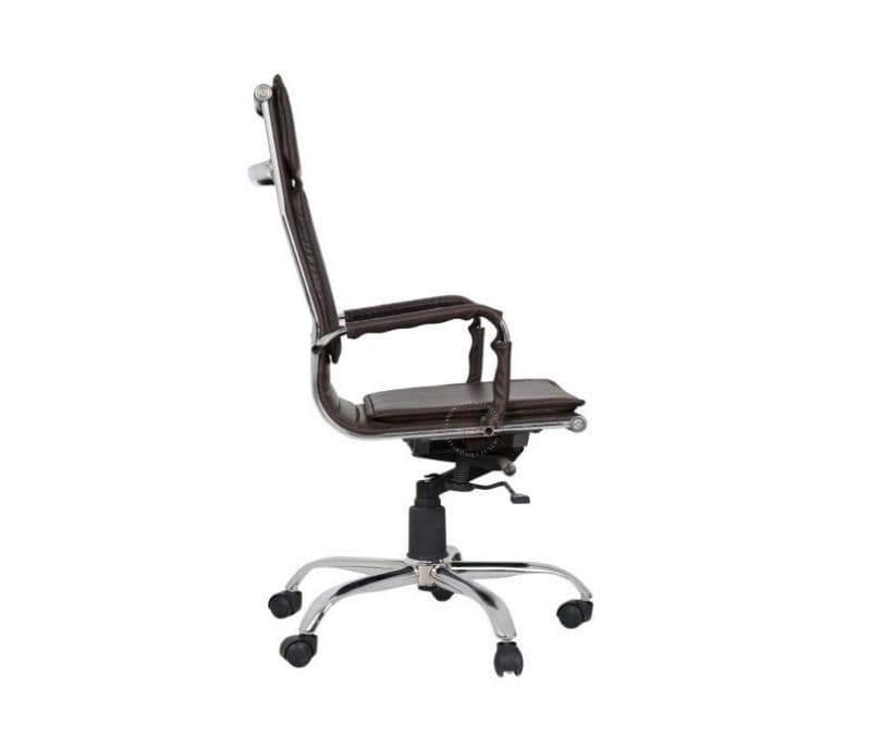 Image 4 for Jenesis Modern Sleek Mesh Brown Ergonomic Office Chair