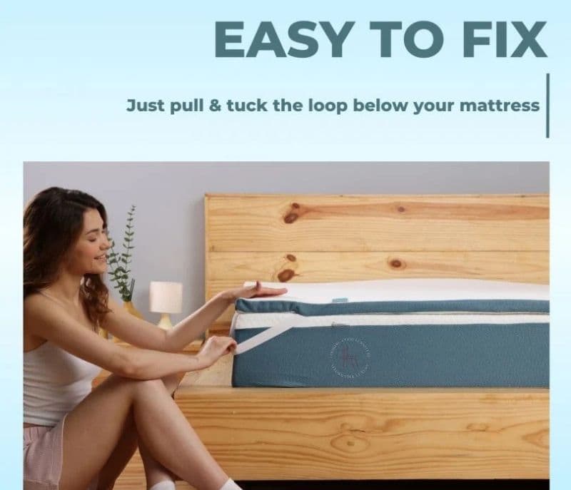 Image 7 for Kaitlyn HR Latex Foam Firm Orthopaedic Mattress Topper