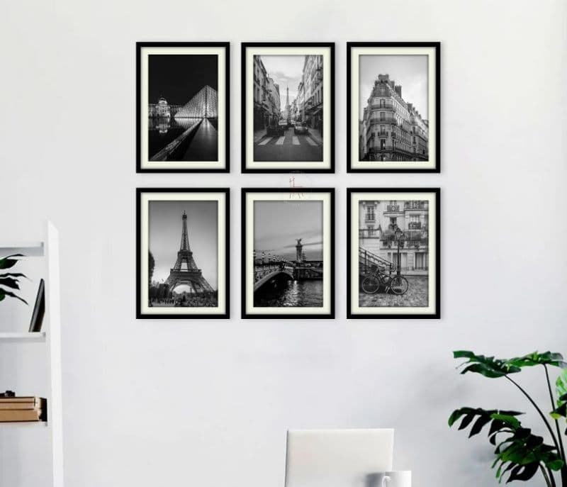 Image 2 for Yusra Paris Set of 6 Wall Frame