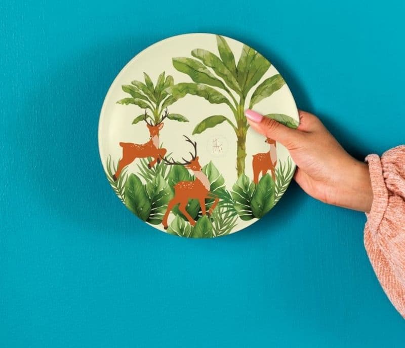 Image 4 for Aleia Fox Printed Exquisite Traditional Ceramic Wall Plate