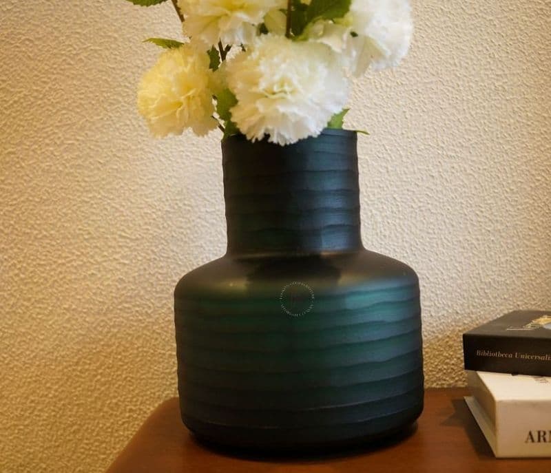Image 5 for Gracelynn Cup Green Glass Vase