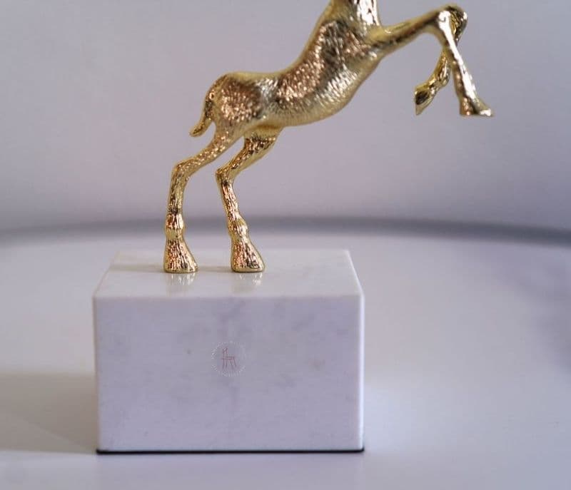 Image 2 for Zariah Alloy Deer Figurine