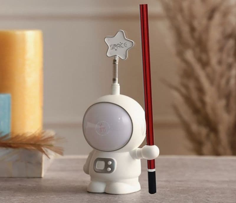 Image 2 for Opal Action Space Astronaut Pen Holder With Light