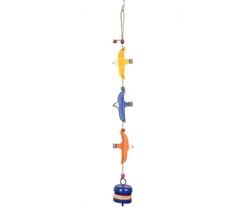 Image 2 for Sloane Wooden 3 Flying Birds Wind Chime
