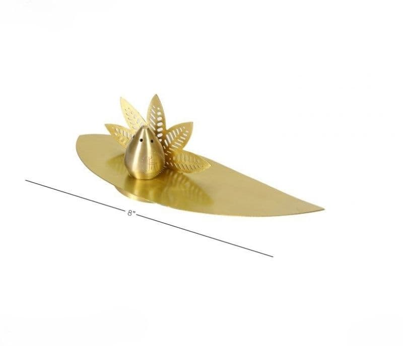 Image 3 for Everleigh Gold Brass Incense holder