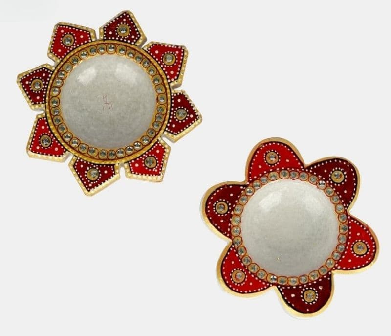 Image 2 for Peyton Two Decorative Marble Diyas