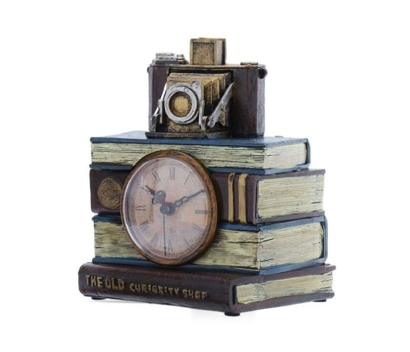 Image 3 for Adaline Decorative Resin Multicolor Table Clock Accent