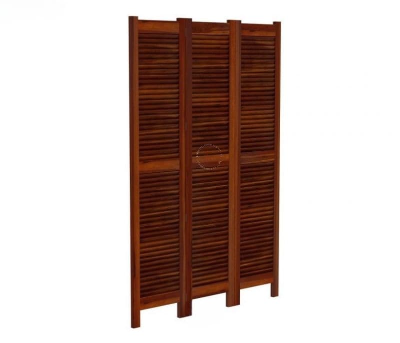 Image 5 for Stormi Vitra 3 Panel Room Partition (Honey Finish)