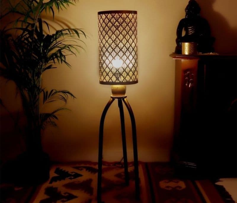 Salome Gandhara Floor Tripod Ambient Lamp