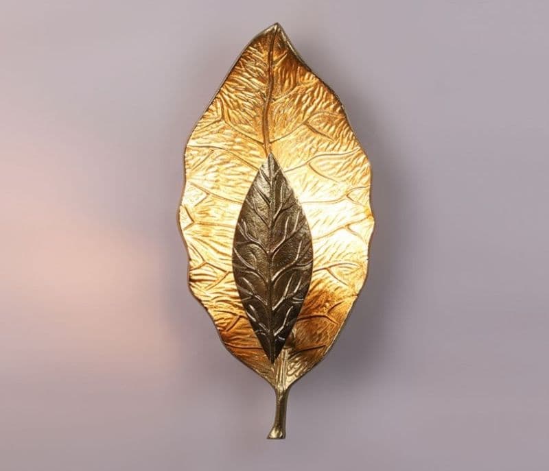 Esme Brass and Aluminum Wall Light