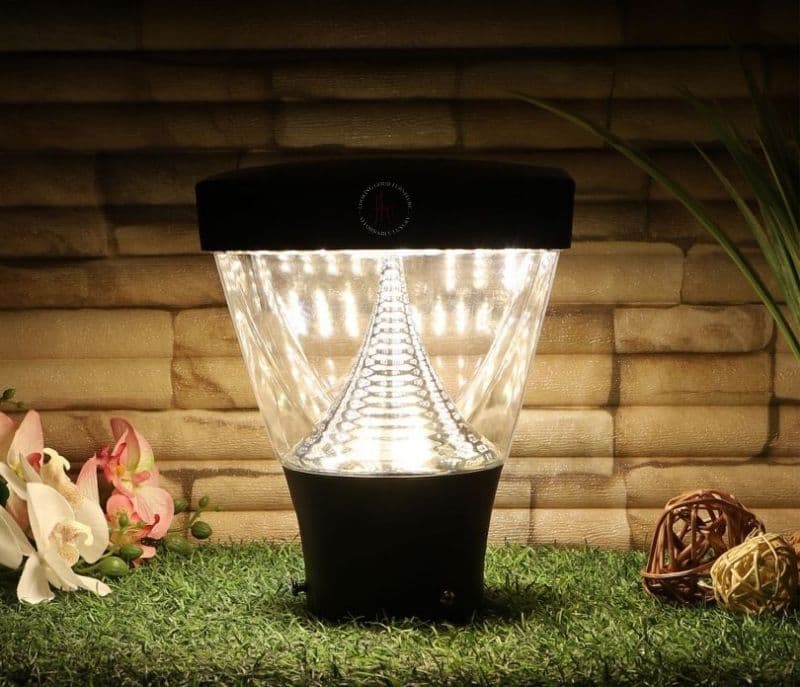 Image 2 for Paige Waterfall Black Acrylic Gate Light