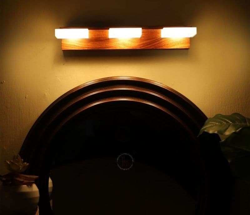 Maia Wooden Iron Picture Light