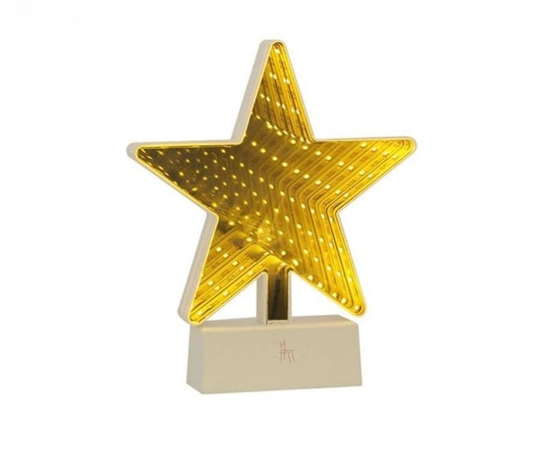 Image 4 for Alexandria Star Shaped LED Lighting with Mirror