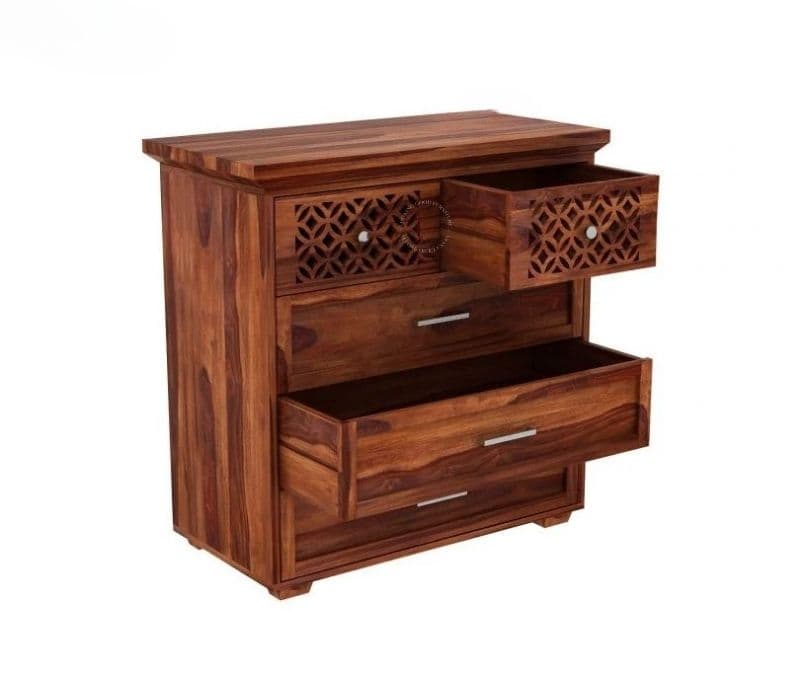 Image 4 for Brielle 5-Drawer Wooden Chest Drawers