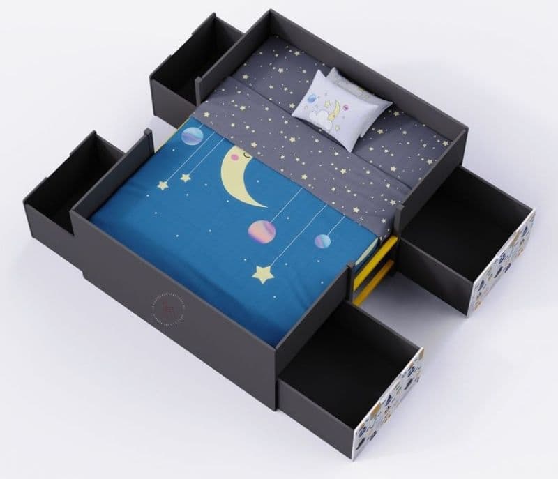 Image 5 for Myla Double Bed with Drawer Storage