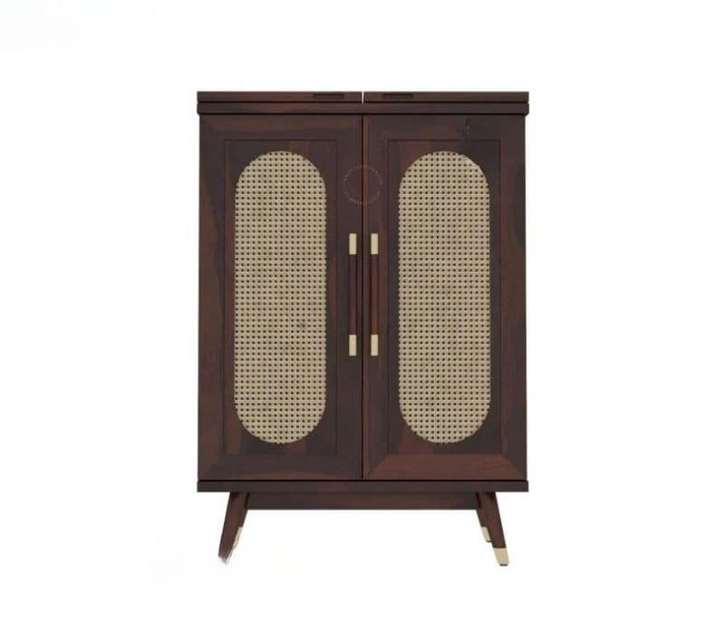 Image 7 for Mikaela Bar Cabinet (Walnut Finish)